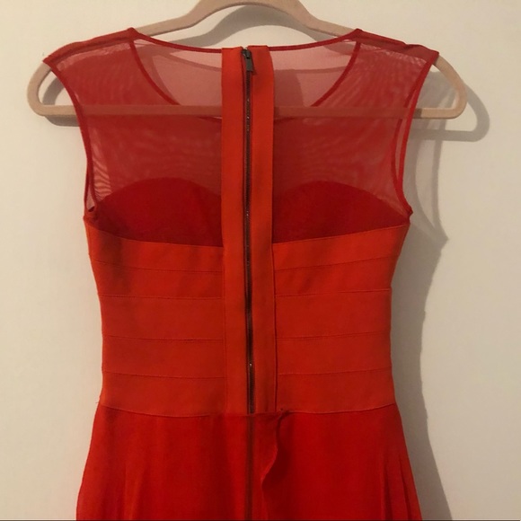 Red BCBGMaxAzria Mini Dress - Picture 2 of 6